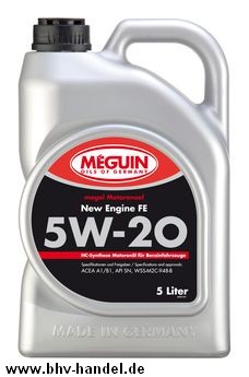 Meguin New Engine FE 5W20 5 Liter