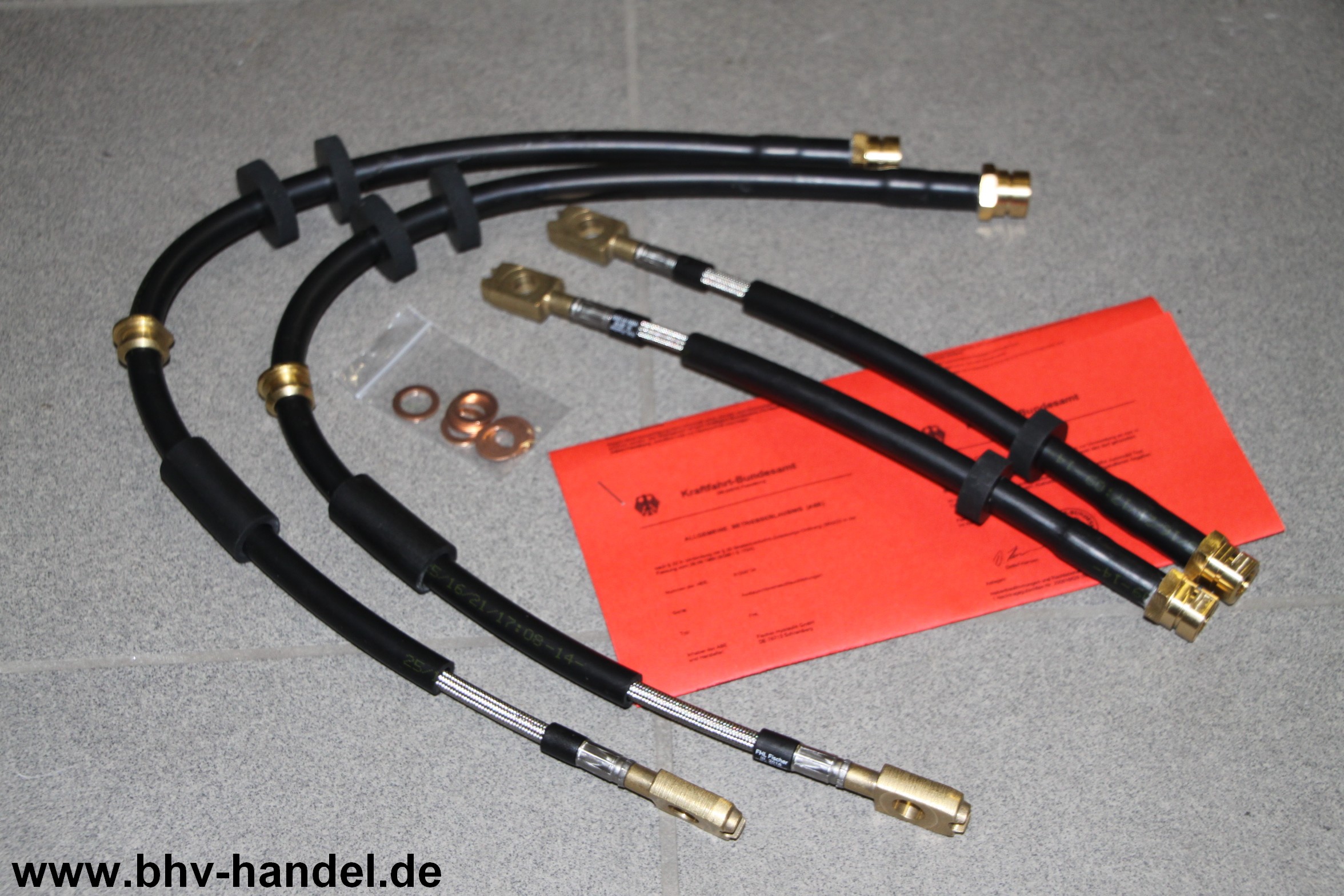 Stahlflexbremsschläuche Audi S1 8X